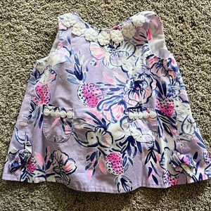 Lilly Pulitzer Shift Dress Elephant 3-6M